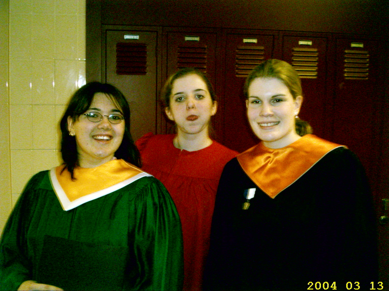Steph and Sarah were like sisters to me!&nbsp; They were so much fun!&nbsp; Stephanie (middle) was in my host house with me, so I got to know her pretty good!&nbsp; And Sarah hung out with my other friends too!