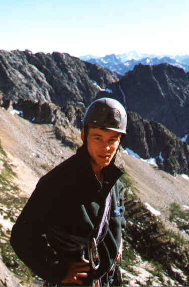 At the summit of Liberty Bell, Washington Cascades (Rob Jameson photo)
