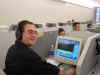 There is accessibility in the Language Lab. for the physically challenged.