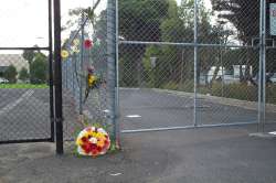 The wreath at the gates of MIDC