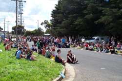 Part of the crowd