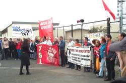 Start of the rally