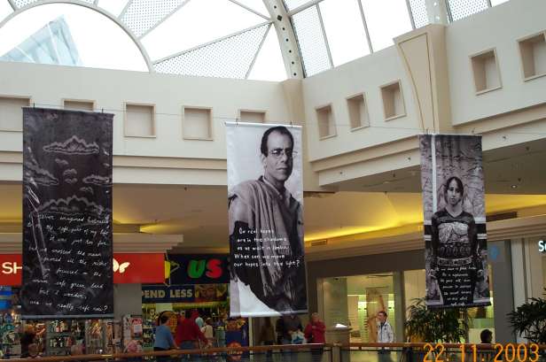 Shadowland banners at Highpoint