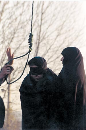preparing to hang