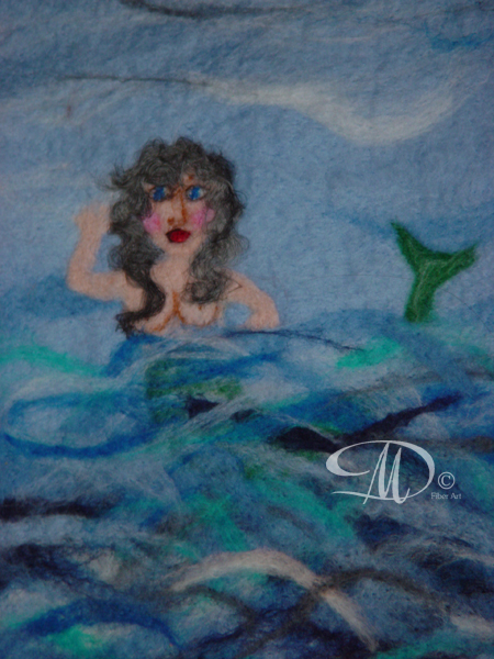 Mermaid in the ocean