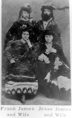 Frank James And Wife, Jesse James And Wife