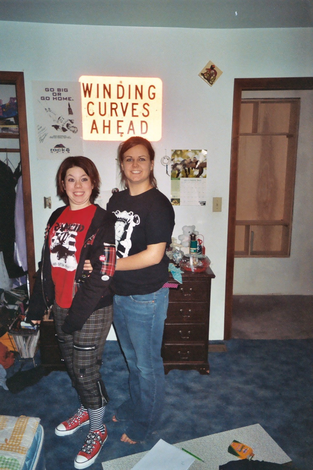 Lisa's on the left.&nbsp; She's going to hurt me.
