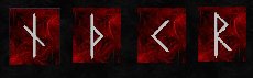 Nauthiz, Thurisaz, Kenaz, Raidho
