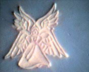 mini adult angel close view