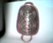 celtic know retractable key case, not the key ring and snap pull