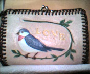 clutch wallet floral side