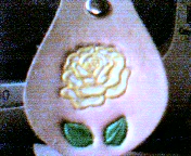 rose with 2 leaves