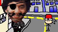 Jackie Chan moonlights as a bouncer!  OH NO!