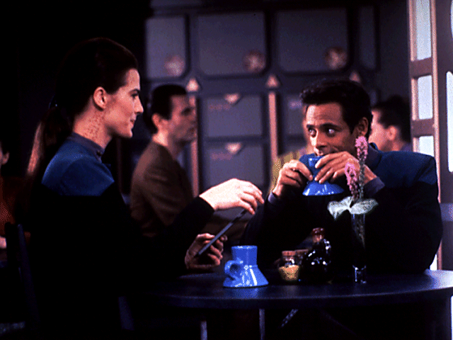 Jadzia Dax and Julian Bashir