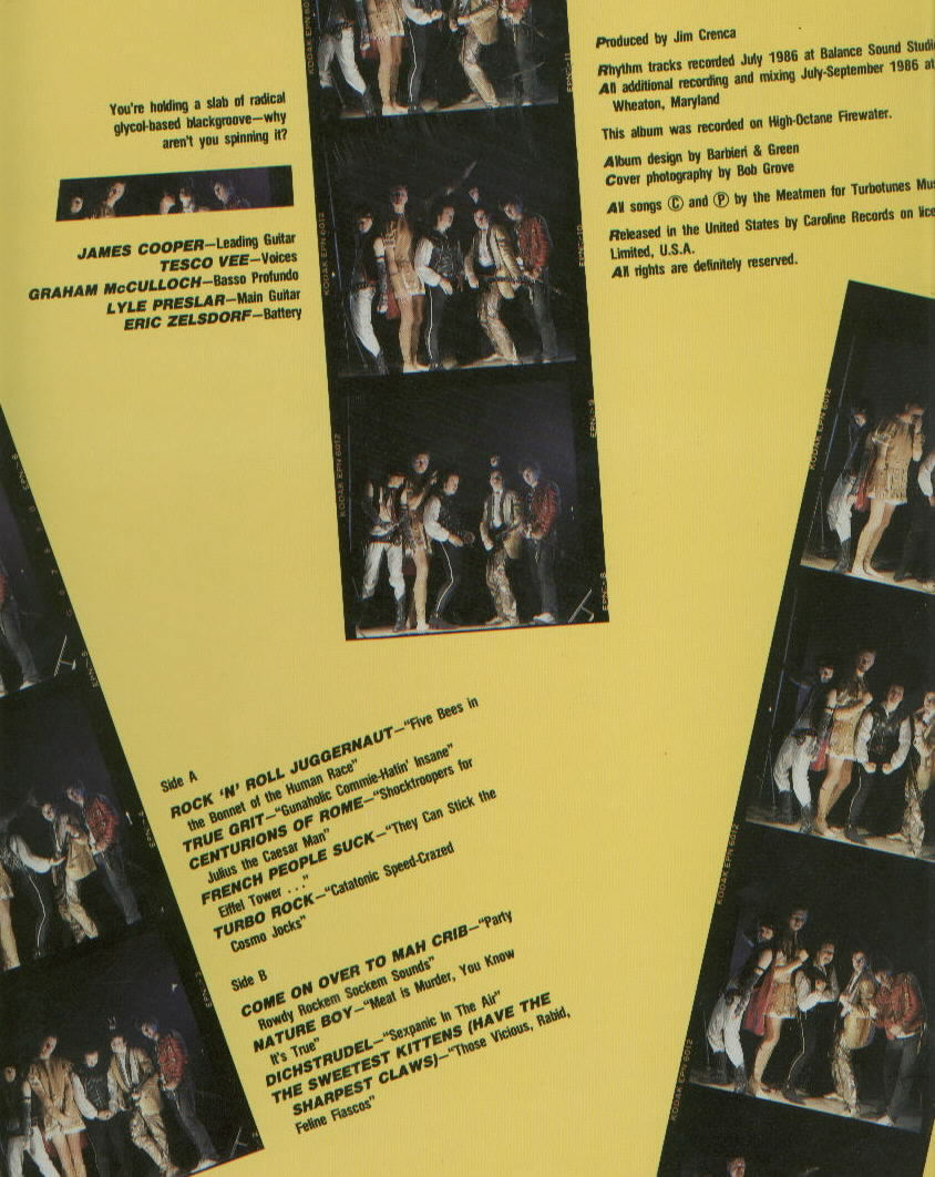 Rock 'n' Roll Juggernaut back cover
