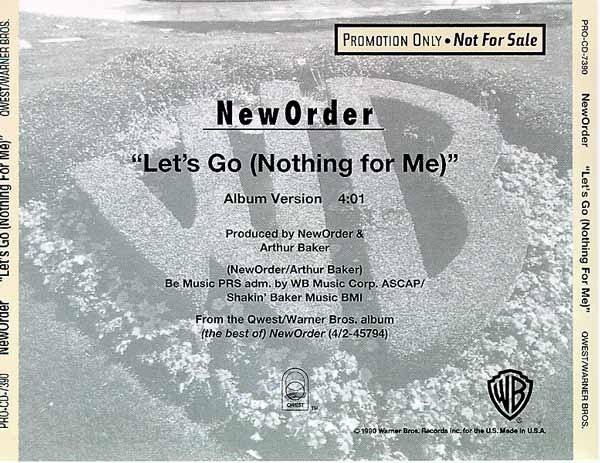Let's Go (Nothing For Me) Album Cover