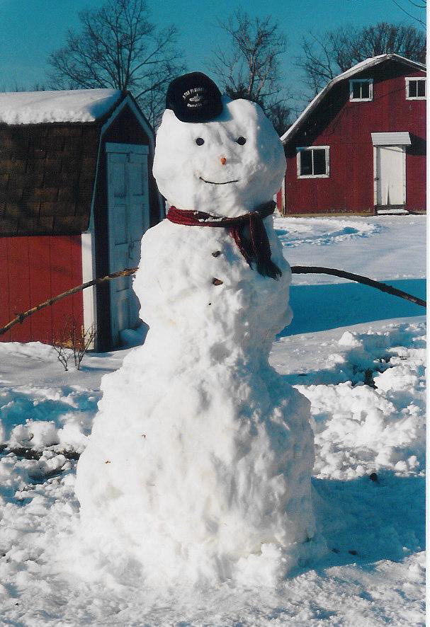 How's that for a snowman?