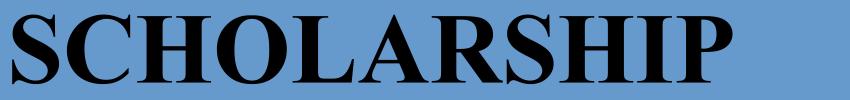 [Scholarship]