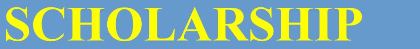 [Scholarship]