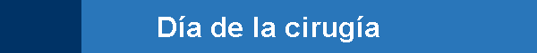 D�a de la cirug�a