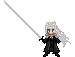 Sephiroth, w/sword
