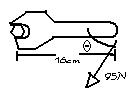 What is the torque of the force 
      on the wrench?