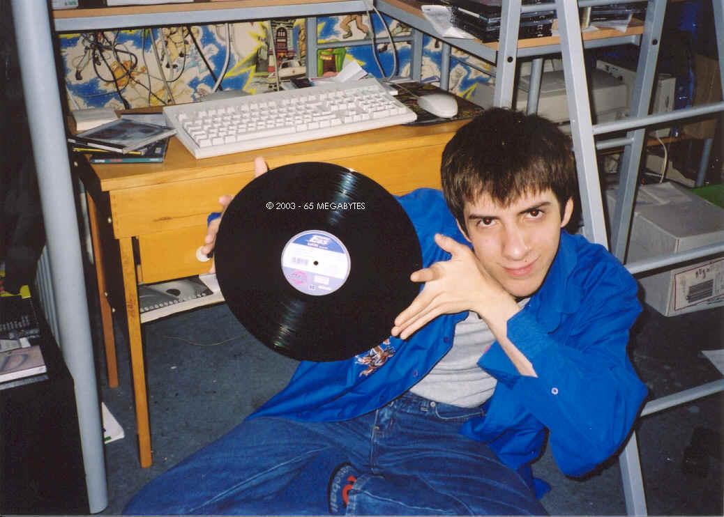 65 Megabytes ..... Vinyls, CDs, He'll Use Them All