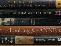 Stack of books. Photo by Meghan Hansen