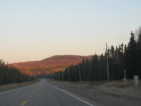 Sunrise hitting the hills, western view. Photo by Meghan Hansen