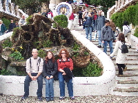 Me and Mark at Park Guell in Barcelona. Photo by Christian Caron