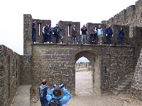 Sur les ramparts du ch&acirc;teau. Photo by Christian Caron