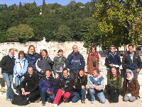 In N&icirc;mes. Photo by Meghan Hansen (with Christian's camera)