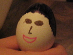George B-egg-le. Created by Meghan Hansen and Julie Gelmich. Photo by Tom Hansen