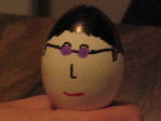John B-egg-le. Created by Meghan Hansen and Julie Gelmich. Photo by Tom Hansen