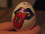 Mick J-egg-er. Created by Meghan Hansen and Julie Gelmich. Photo by Tom Hansen