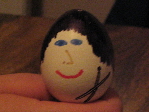 Ringo B-egg-le. Created by Meghan Hansen and Julie Gelmich. Photo by Tom Hansen