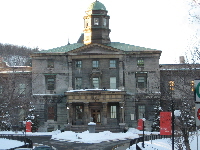 McGill Arts building, December, 2007. Photo by Meghan Hansen