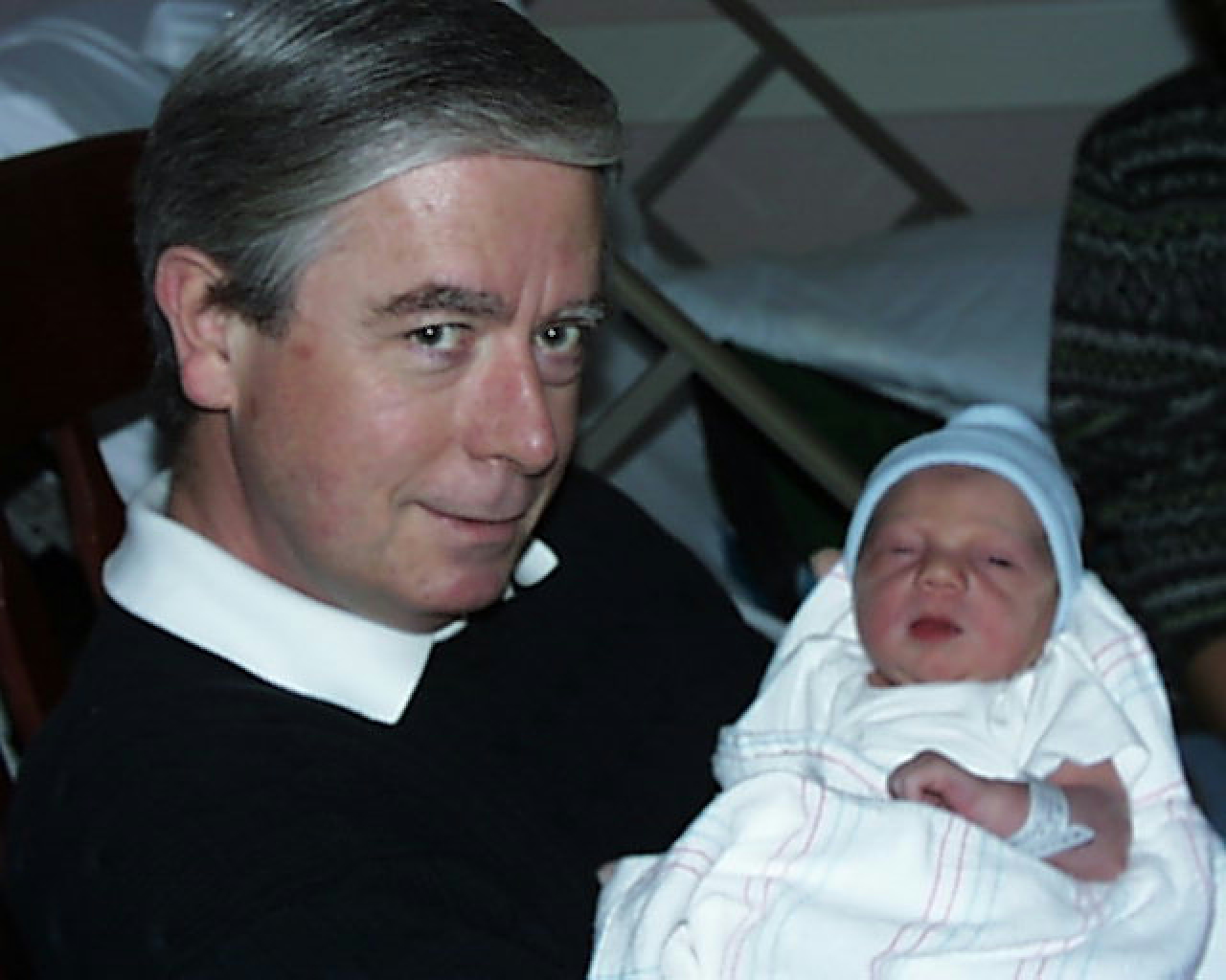 My parents and nephew Alex the day after he was born