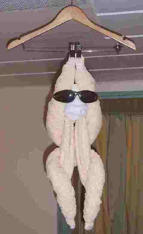 towel monkey