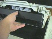 Remove
        the old toner cartridge