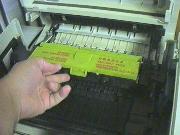 Locate
        the felt cleaning pad