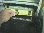 Remove
        the felt cleaning pad and replace it