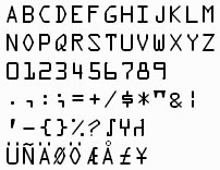 OCR-A font