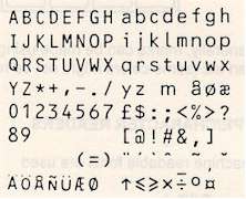 OCR-B font