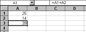 Equation appears in the formula bar