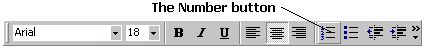 Click on the number button