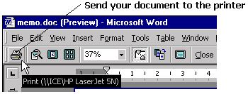 Print button