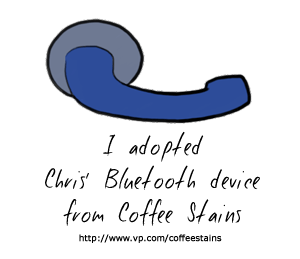 I adopted Chris' Bluetooth device from Coffee Stains