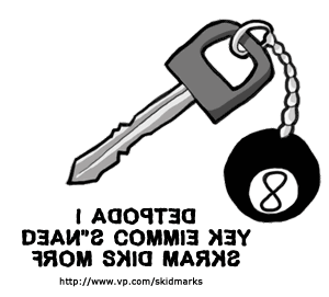 I adopted Dean's Commie key from Skid Marks