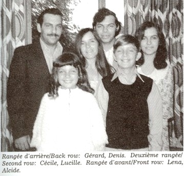 famille de Leo Gauthier avec quelques de ses 10 enfants